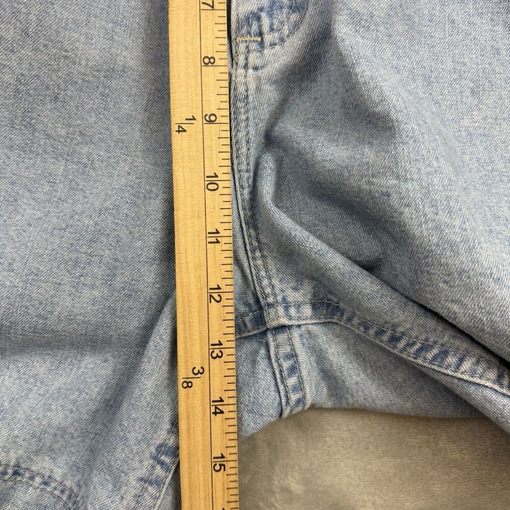 Vintage Riders by Lee Light Wash Denim Shorts Women’s Size 16 Medium 90s Mom - Picture 8 of 10